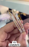 CZ stone studded openable Kada bracelets