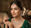 Hight quality mehendi plated CZ Necklace set