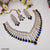 Emery Sapphire Zirconia Necklace Set