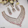 Emery Sapphire Zirconia Necklace Set