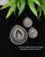 teardrop-shaped American diamond pendant and earing set