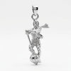 Sterling Silver 925 Hanuman Ji Pendant without Chain