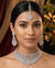 Luxurious Choker Necklace with Zircon Stones Maharani Haar.