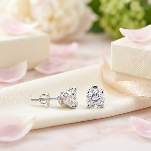 Solitaire Bloom Studs
