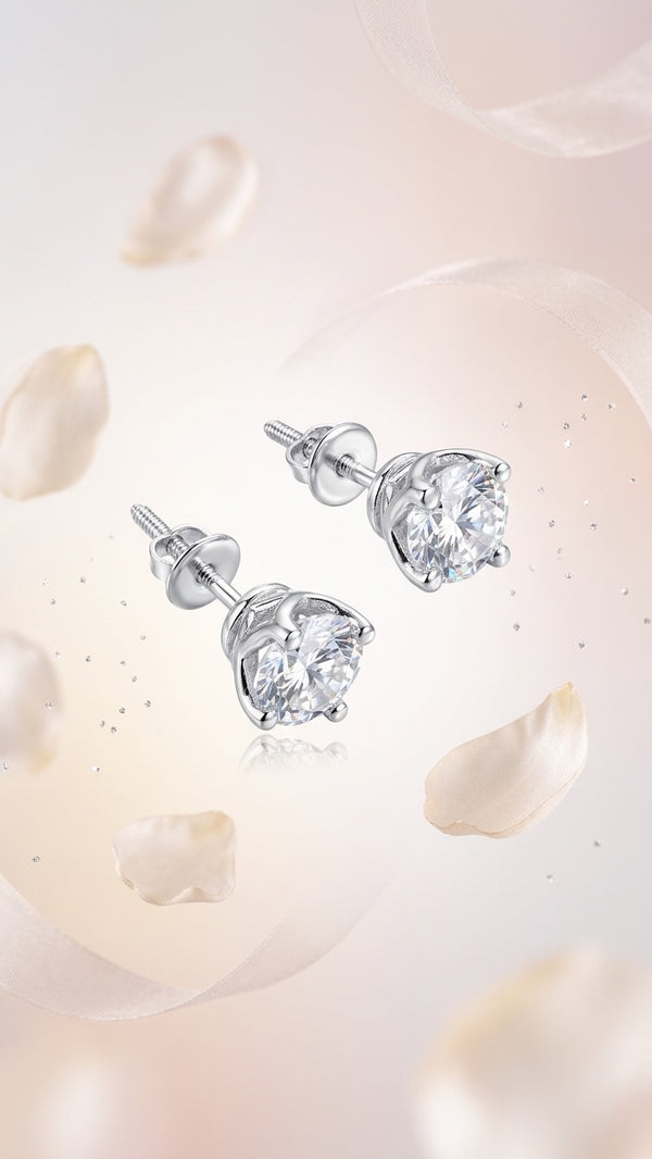 Solitaire Bloom Studs