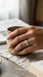 Sterling 925 Silver Solitaire Bloom Ring