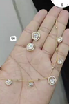 Gold-plated Polki or Kundan designer necklace set featuring drop-shaped pendants