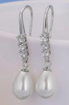 Sterling 925 Silver Pearl Drop Earrings