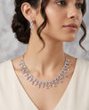 Elegant Diamond Necklace Set (Classic & Fringe Collection)