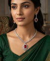 Elegant Diamond Necklace Set (Classic & Fringe Collection)