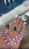 The Ruby Emerald Blossom Set