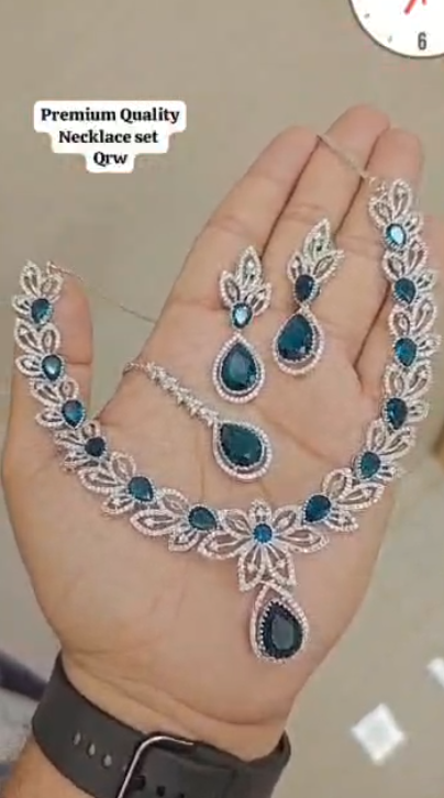 CZ Diamond Necklace sets