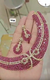 American diamond necklace and matching earrings