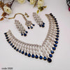 Emery Sapphire Zirconia Necklace Set