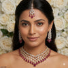 Emery Sapphire Zirconia Necklace Set