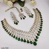 Emery Sapphire Zirconia Necklace Set