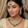 Emery Sapphire Zirconia Necklace Set
