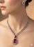 AAA grade CZ Diamond Necklace set with earrings
