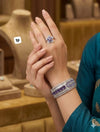 Voguish Emerald Pave Bracelet & Ring