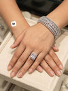 Voguish Emerald Pave Bracelet & Ring