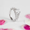 Sterling 925 Silver Solitaire Bloom Ring