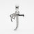 Tinsel Heart: Sterling Silver 'T' Pendant
