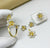 Premium CZ Dual tone Plated Combo set