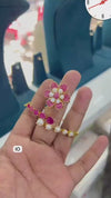 Pink Petal Harmony brancelet and ring
