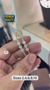 Gold-plated, stone-studded bangles