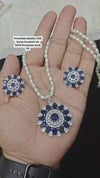 CZ Diamond Pendant & Earring sets