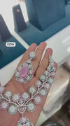 The Ruby Emerald Blossom Set