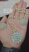 CZ Diamond Pendant & Earring sets