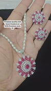 CZ Diamond Pendant & Earring sets